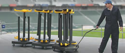 Storage Carts for Barrier Stanchions 